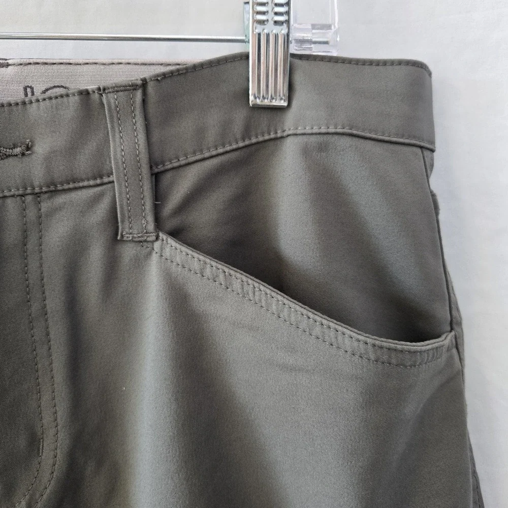 Jockey Pants Mens 34 x 32 Green Comfort Waist‎ Outdoors Gorpcore Hiking Utility - Picture 2 of 9